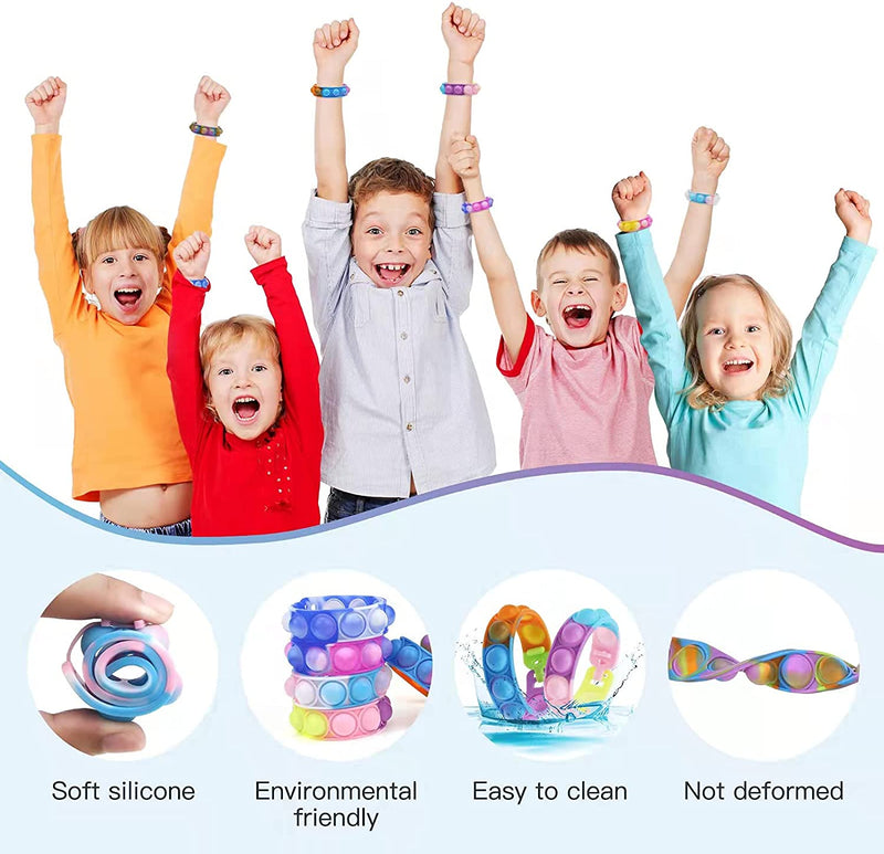 Pop it Bracelet Fidget Toy for Kids and Adults